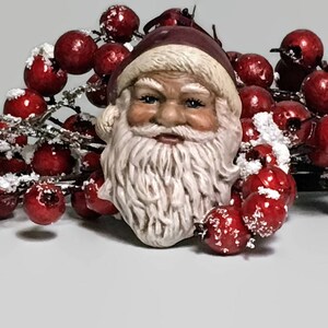 Ceramic Christmas Ornament Good Ole Santa Claus image 7