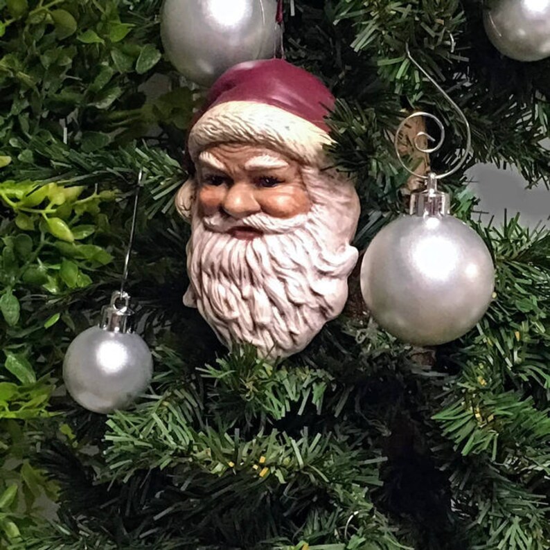 Ceramic Christmas Ornament Good Ole Santa Claus image 6