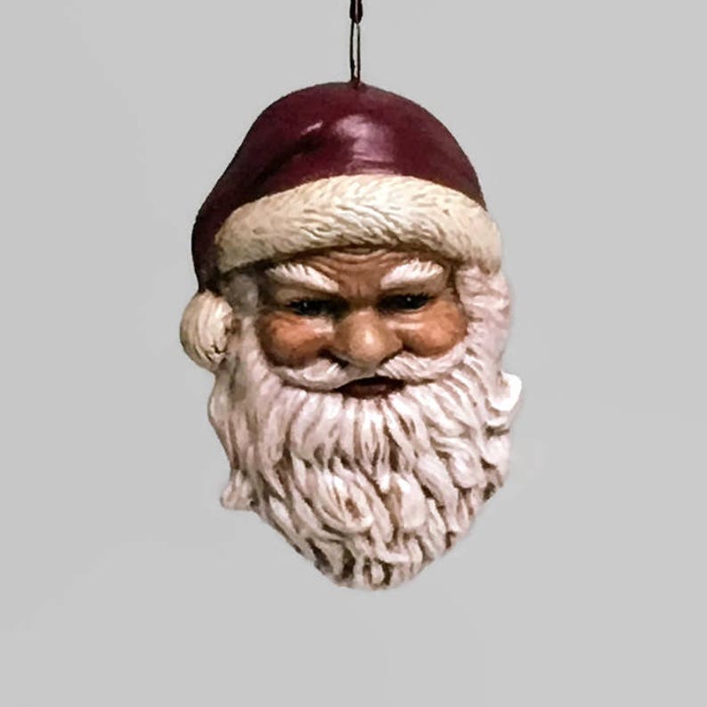 Ceramic Christmas Ornament Good Ole Santa Claus image 2