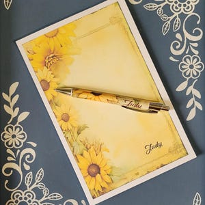 Sunflower Notepad image 3