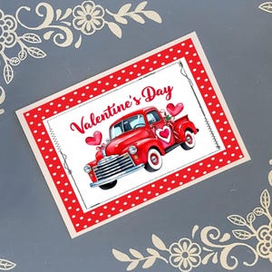 Valentine&#39;s Trucks Greeting Card Bundle