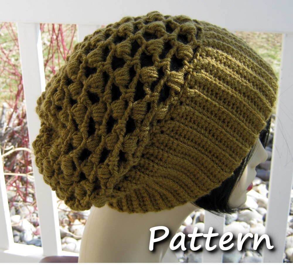30 Hipster Slouchy Beanie Crochet Patterns for Stylish DIY Hats 28 Women’s Winter Slouchy Hat Pattern