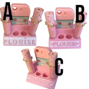 P.Louise inspired holder for 4 lip gloss and 1 body mist