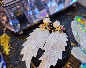 earrings gemstone earrings angel handmade earrings vintage earrings deal personalized holistic artistic dangle earrings drop earrings