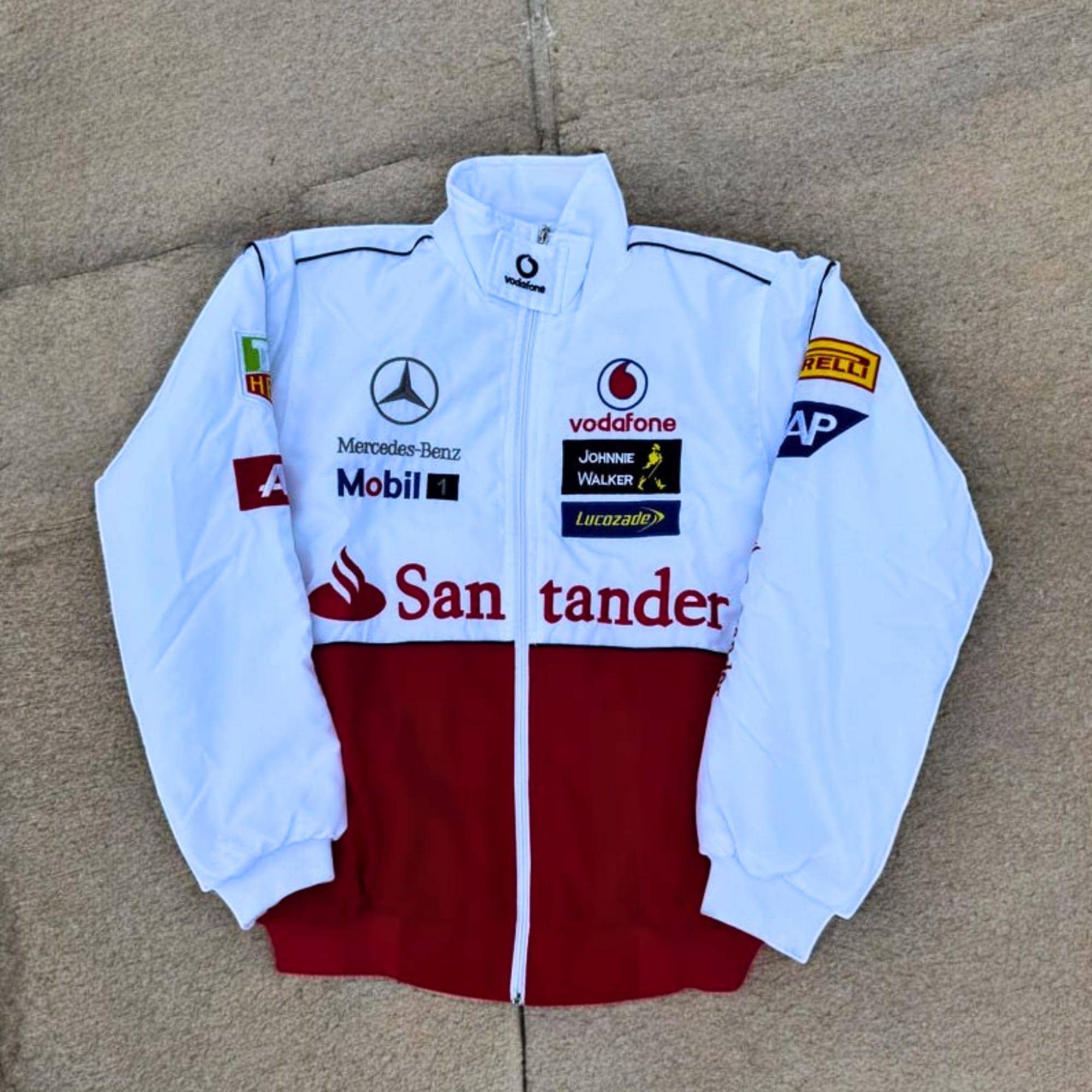 Mercedes-Benz McLaren ジャケット F1 Mercedes Mclaren Vintage Racing Embroidered Jacket - Etsy