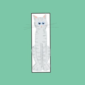I CAT Carte Postale Alphabet Chat Lettre