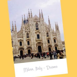 Carte Postale Milan, Italie