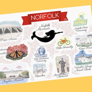 NORFOLK, VIRGINIA Postcard