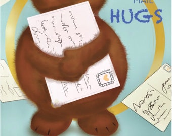 BEAR HUG Postcard World Postcard Day