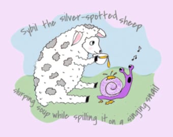 SYBIL THE SHEEP Postcard