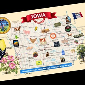 Carte postale de l'IOWA