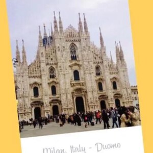 Mailand, Italien Postkarte
