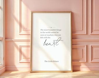 The Little Prince Wall Art: Inspirational Home Decor (Digital Download)