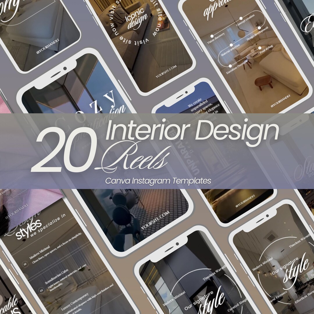 Interior Design Instagram Reel Videos: Interior Designer Social Media ...