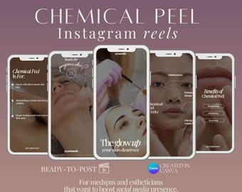 Chemical Peel Reels: Instagram Content for Social Media (Digital Download)
