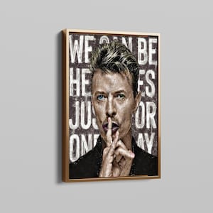 David Bowie Quotes II Canvas: Inspiring Posters & Prints, Perfect Home Decor for Fans of the Legendary Music Icon