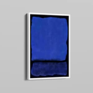 Mark Rothko Blue and Black Canvas Painting, Mark Rothko Style Canvas Wall Art,Minimalist Art,Modern Home Wall Decor,Ready to Hang