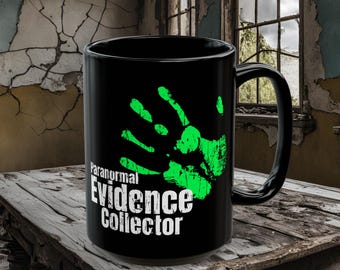 Ghost Hunting Mug Paranormal Evidence Collector Coffee Cup Paranormal stories gift Ouija board Cursed Horror present Spirit Box