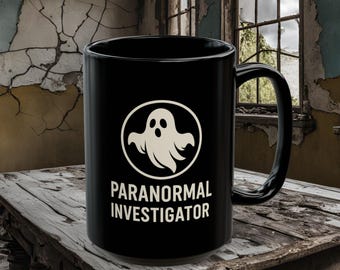 Ghost Hunting Mug, Paranormal investigator, Paranormal stories gift, Spirit sound, Ouija board, Cursed present, Spirit Box scary ghost story