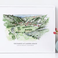 Sea Ranch Print-sea Ranch Watercolor-coastal Wall Art-california Wall ...
