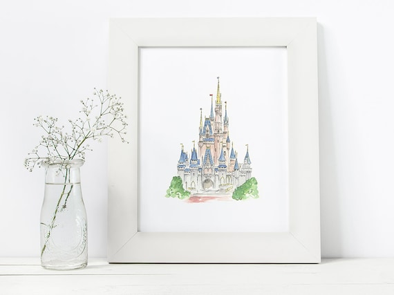 Featured image of post Disney Castle Watercolor Painting : Print of my original disney castle watercolor.