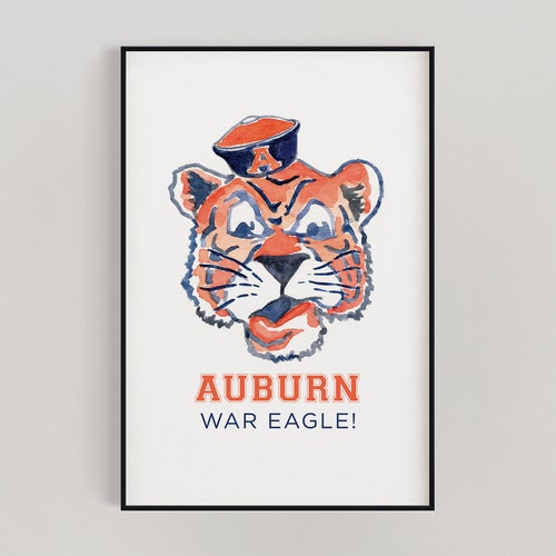 Print The Tiger Walk War Eagle Auburn Tigers 