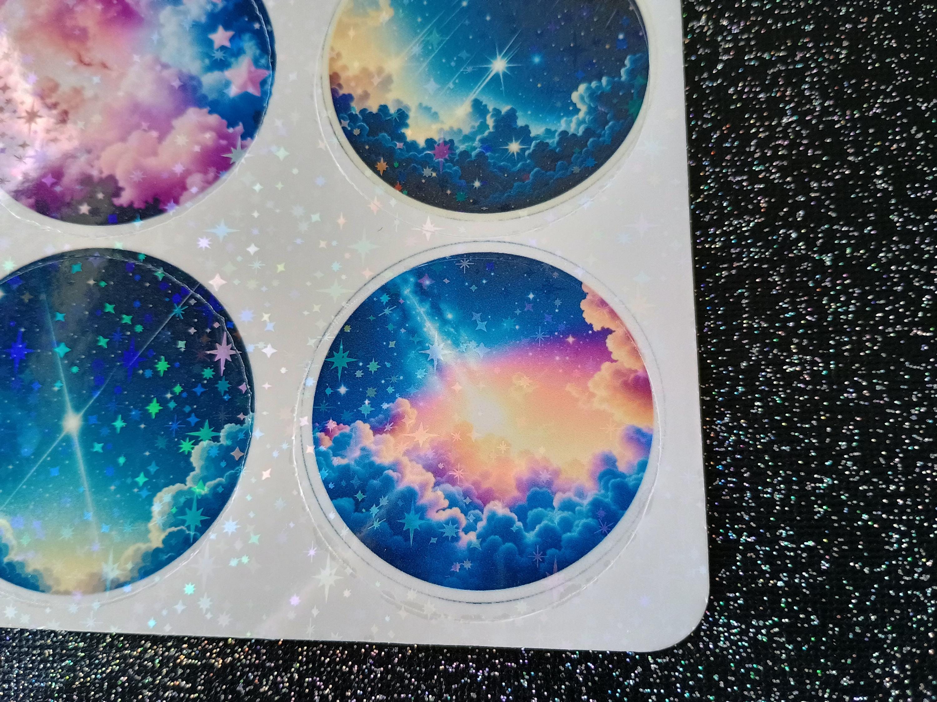 Virtual Star Sticker Sticker Set Galaxy Sky Sticker for Astronomy Lover Gift for Journaling ...