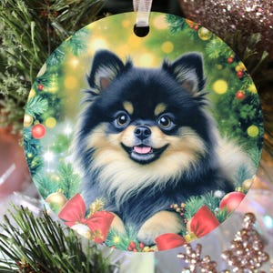 Mnature Brown Pomeranan Fgurne-pomeranan Dog Fgurne-gft For