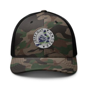 Camouflage trucker hat