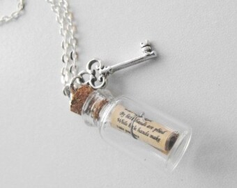 Handmade Jewelry. The Perfect Gift Unfortunately Oh!: Bottle Necklace