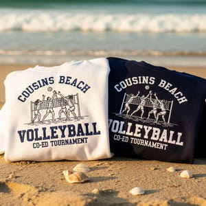 Embroidered Cousins Beach Volleyball Sweatshirt Summer I Turned Crewneck We Will Always Have Summer Pullover Group Matching Girl Trip Tee