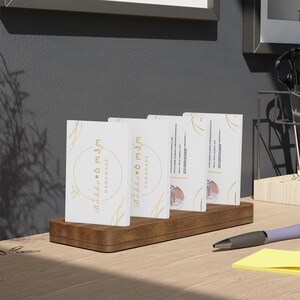 Individuelle Visitenkarten – Personalisiertes Elegantes Karten-Design – Digitale Datei für Printful Flexdruck – Professionelle Logo-Karten