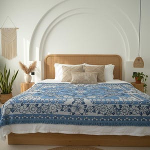 Boho Tagesdecke 160x200, Dekorativer Teppich & Decke, Picknickdecke, Sofaüberwurf, Outdoor-Teppich, Bohemian Wohnaccessoire, Geschenkidee