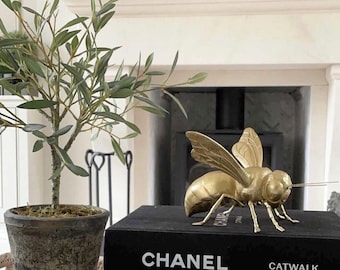 Large Decorative Gold Bee