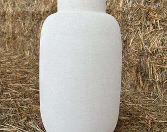 White Ceramic Portuguese Vase