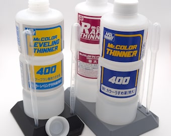 Mr. Hobbyシンナー250ml＆400mlボトル用転倒防止ホルダー（滑り止め付き）V2
