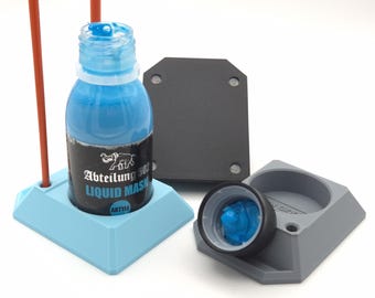 Abteilung 502 液体マスク 100ml ボトル用転倒防止ホルダー（滑り止め付き）V2