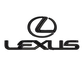Lexus Logo Embroidery Design: Car Brand Machine File (Digital Download)