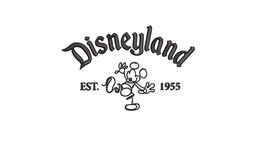 Disneyland Embroidery Machine Design, Disney, Pattern, File, Cartoon ...