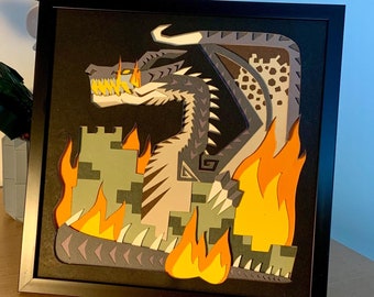 Cadre Fatalis - 20cm x 20 cm