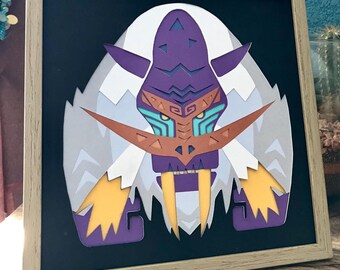 Cadre Blangonga - 20cm x 20 cm