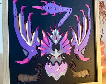 Cadre Yann Garuga- 20cm x 20 cm