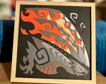 Cadre  paperhunter X amayensis -  Valstrax - 20cm x 20 cm