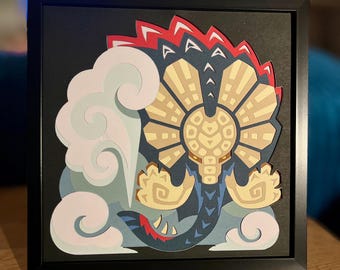 Cadre  paperhunter X amayensis - Gammoth - 20 cm x 20 cm