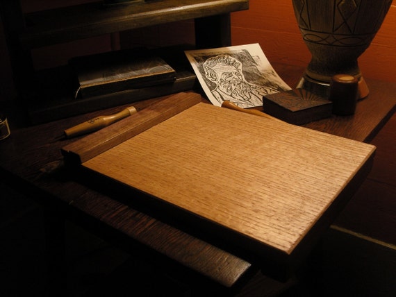 Items Similar To Bench Hook For Linoleum Blocks Woodcut