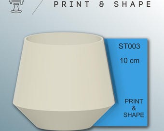 3D Printed Pottery Shaping Tool: Geometric Vase & Mug Guide
