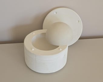 Ceramic Slip Casting Half Sphere Mold – Geometric Dome Plaster Form for Wall Decor