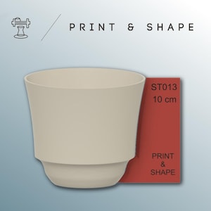 Pottery Mug Shaping Tool: Flared Mug Design