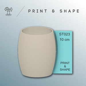 Pottery Rib Tool: Mug Shape Guide, Biodegradable Material