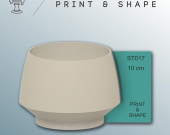 Pottery Mug Shaper Tool: Unique Curve Design